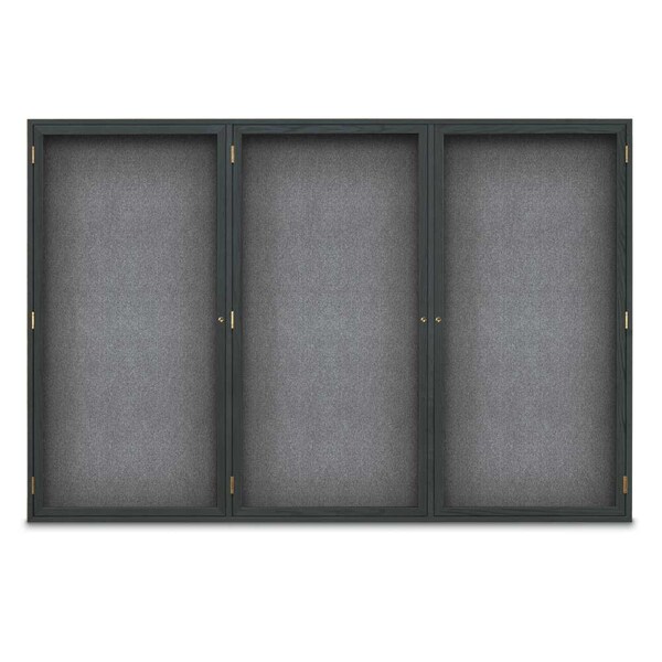 Sliding Door Indoor Enclosed Corkboard, 7